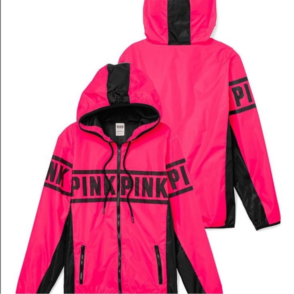 VICTORIAS SECRET PINK LIMITED EDITION ANORAK HOODIE JACKET